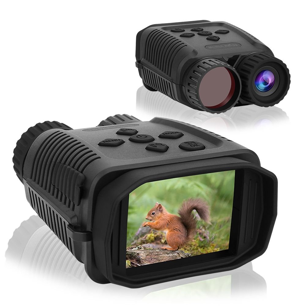 Mini Night Vision GVDA Mini Night Vision Binocular Device 1080P HD Infrared Digital ...